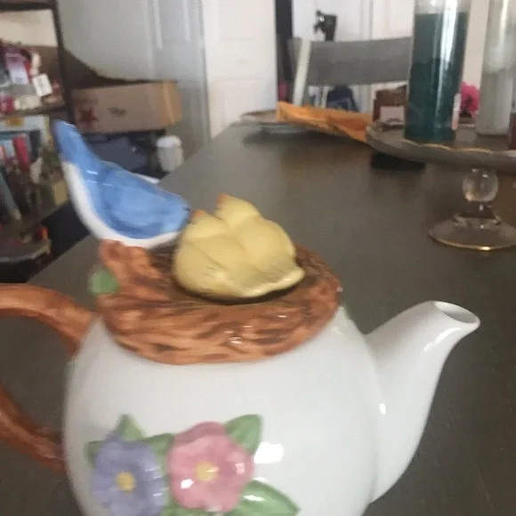 Teleflora teapot with nesting birds 90’s - Picture 4 of 4